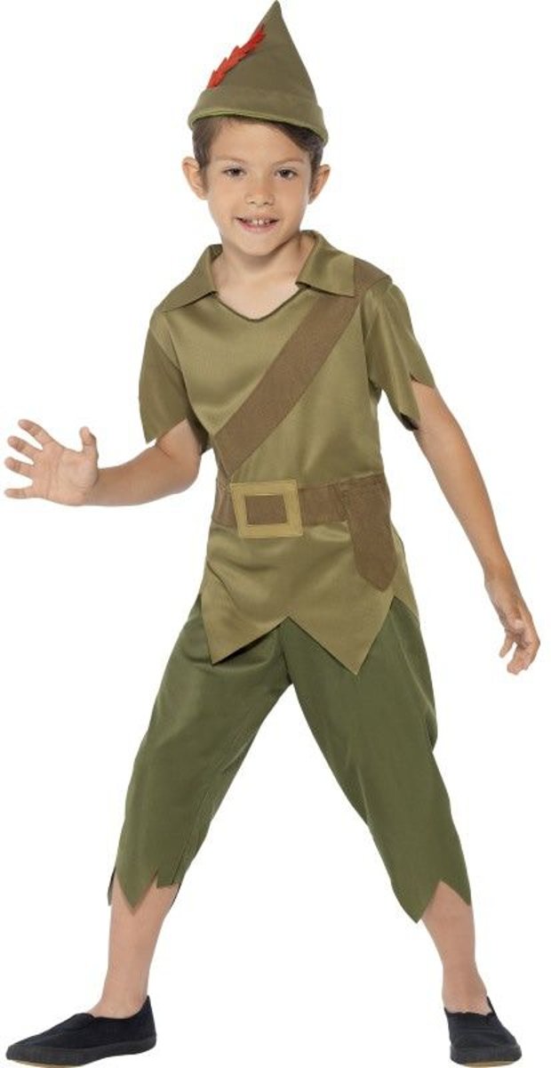 Robin Hood Kostuum | Groene Robin Hood | Jongen | Large | Carnaval kostuum | Verkleedkleding